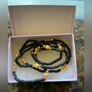 New Black & Gold Glasses Chain